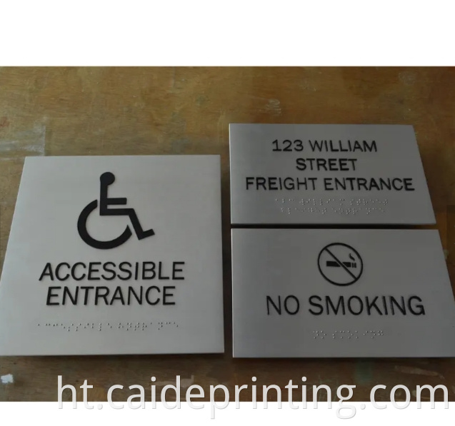 custom braille signs